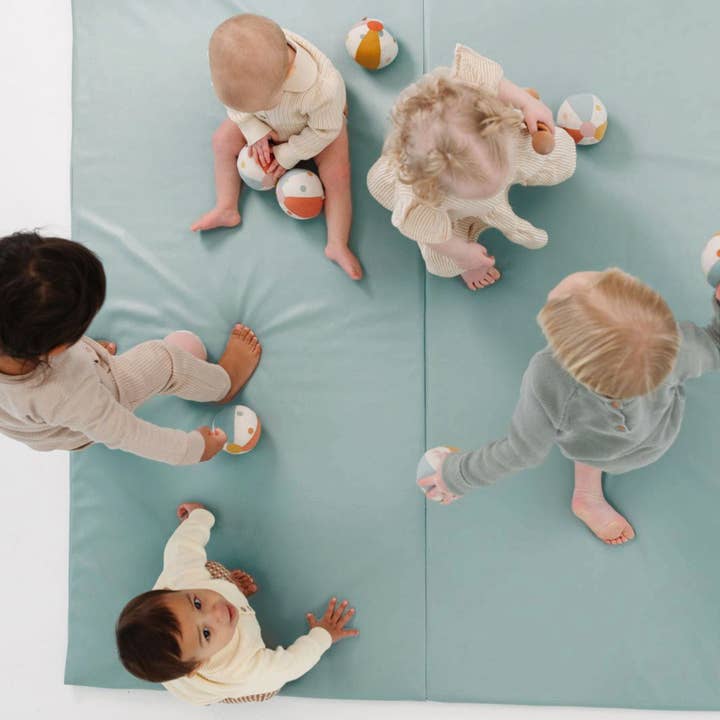 Toki Kids - Vente Tapis de jeu – enfant et bébé - Tapis en cuir végétalien Sage7