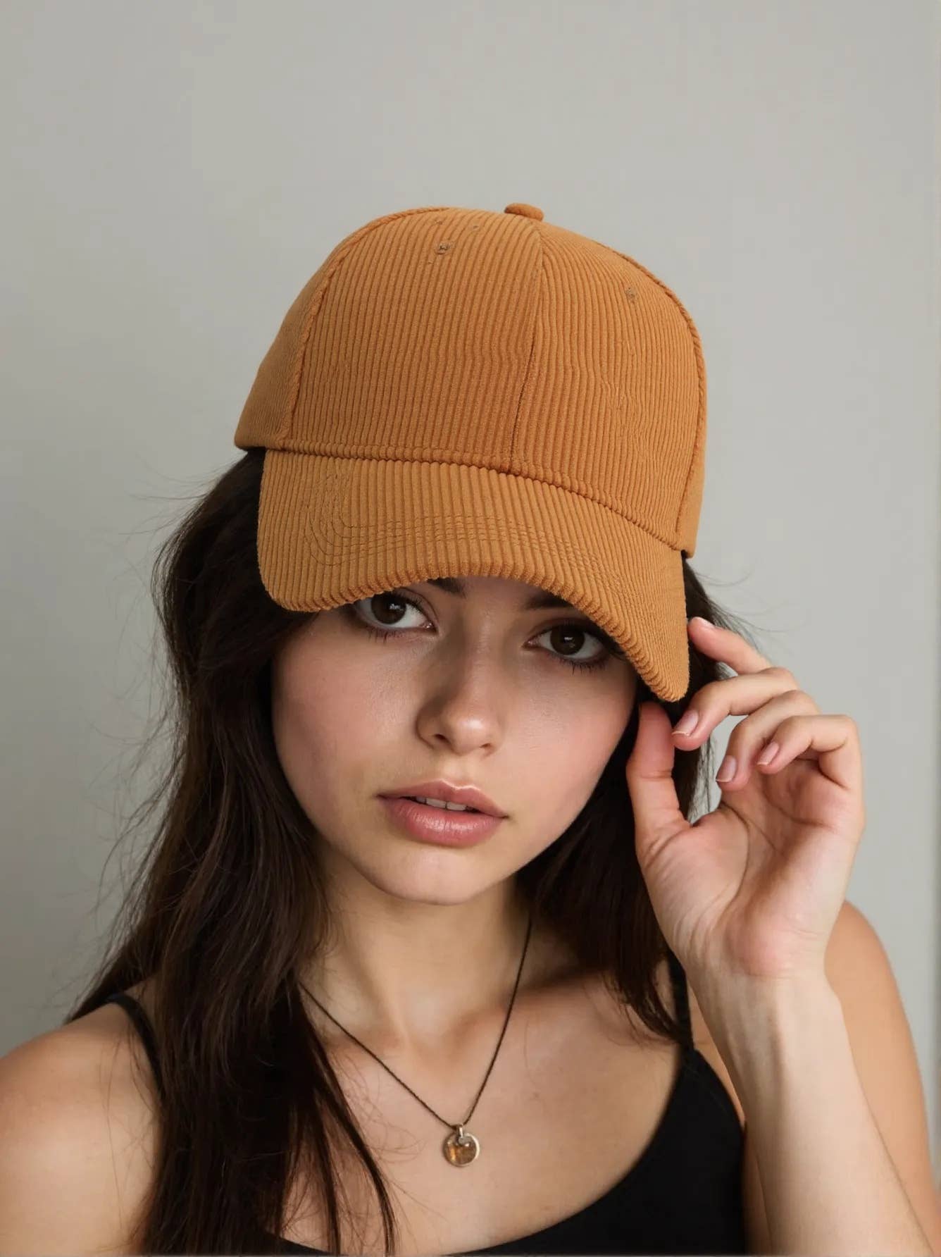 ACCITY - Wholesale Baseball Cap - Women's - Corduroy Baseball Cap Unisex Winter Warm Outdoor_CWAH051716
