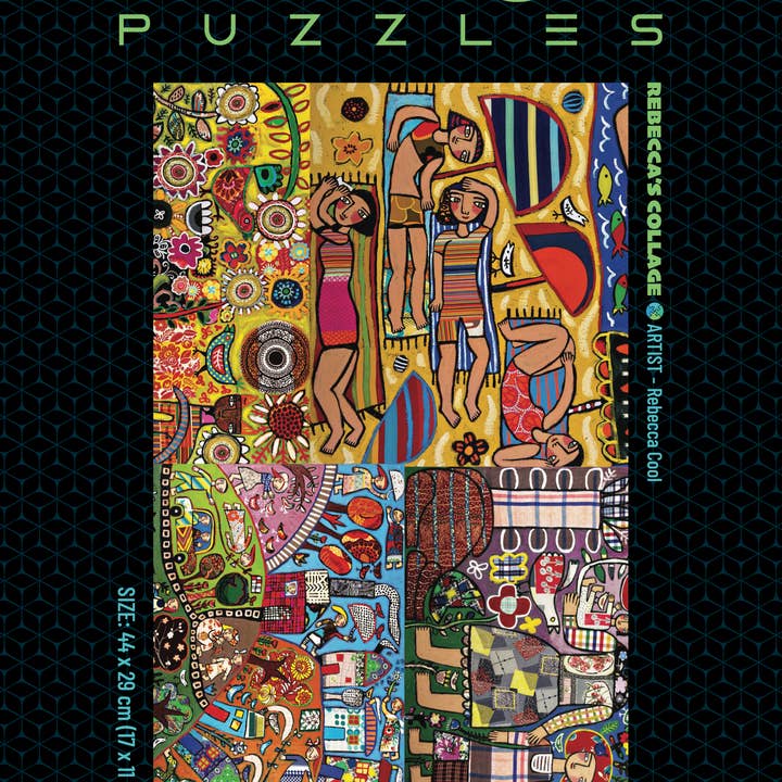 Mr Bob Puzzles - Wholesale Puzzle – Adult - Rebecca's Collage-Wooden Jigsaw Puzzle / 101 / Yes2