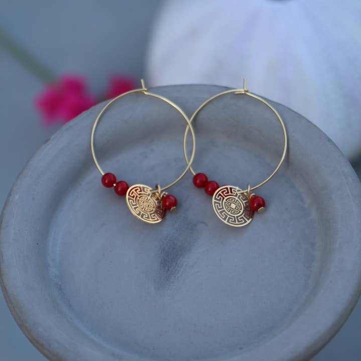 Amandine earrings for wholesale by Lili Jolie