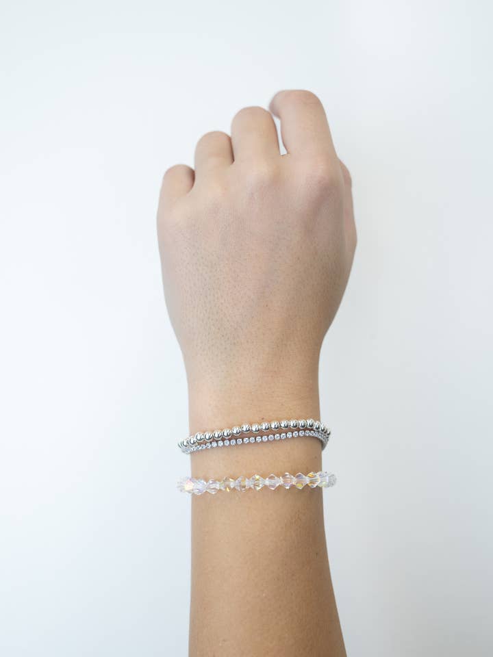 Pilha Silver Lover por atacado de Boujee Beads Co.