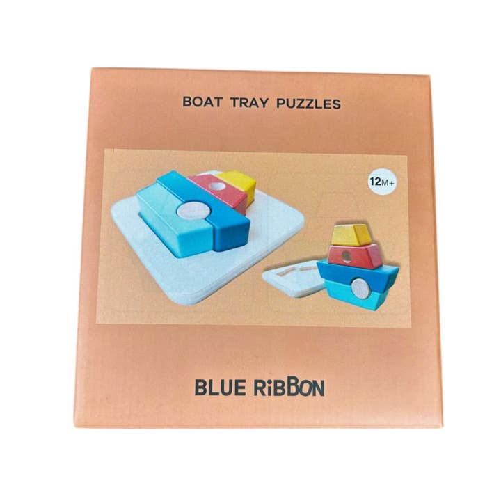 BASS&BASS - Wholesale Puzzle - Kids - 3D Wooden Puzzle Boat - Assemble & Stack10