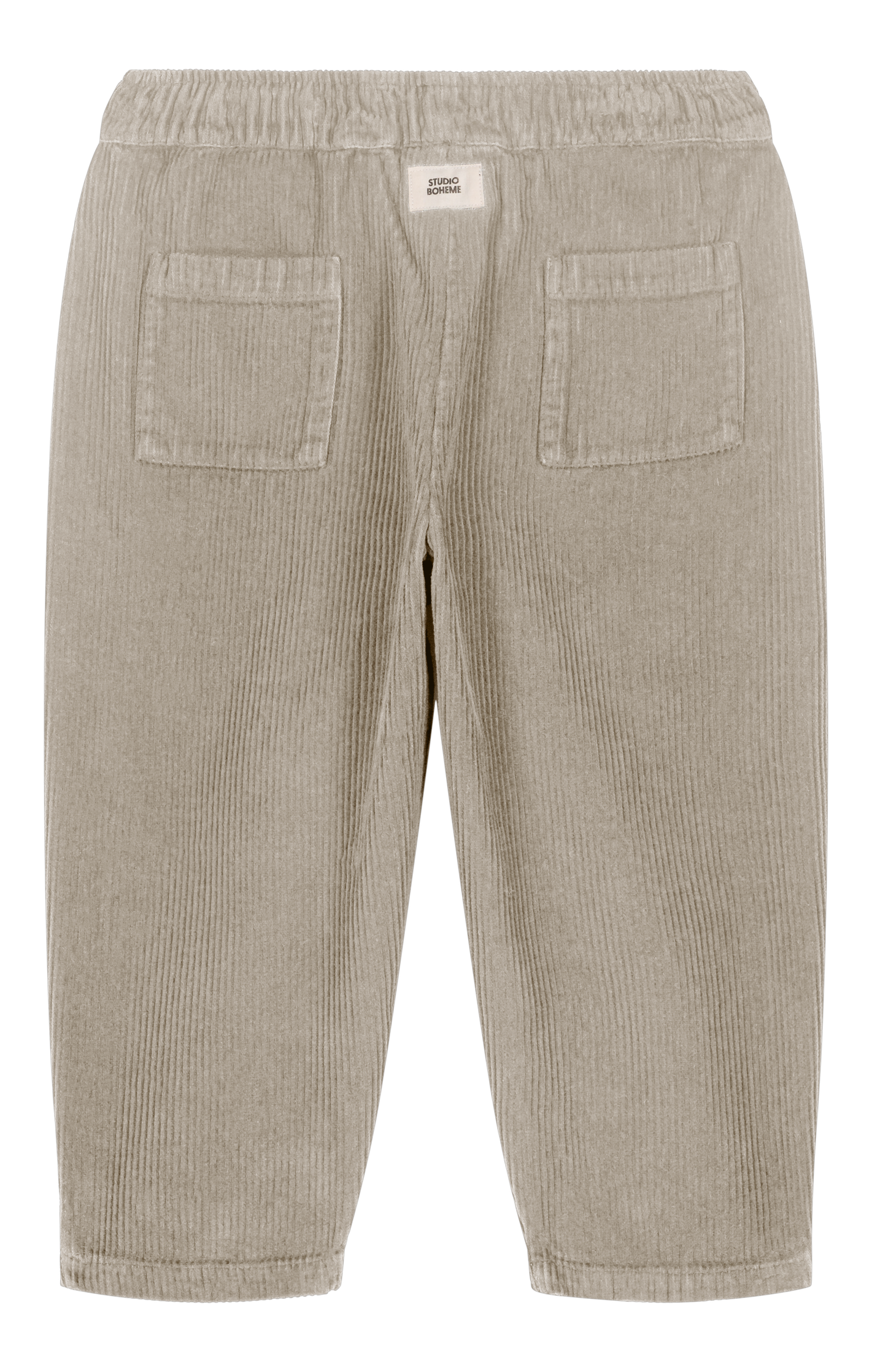 Studio Bohème Paris - Wholesale Pants - Kids - Grey Corduroy Carrot Pants4