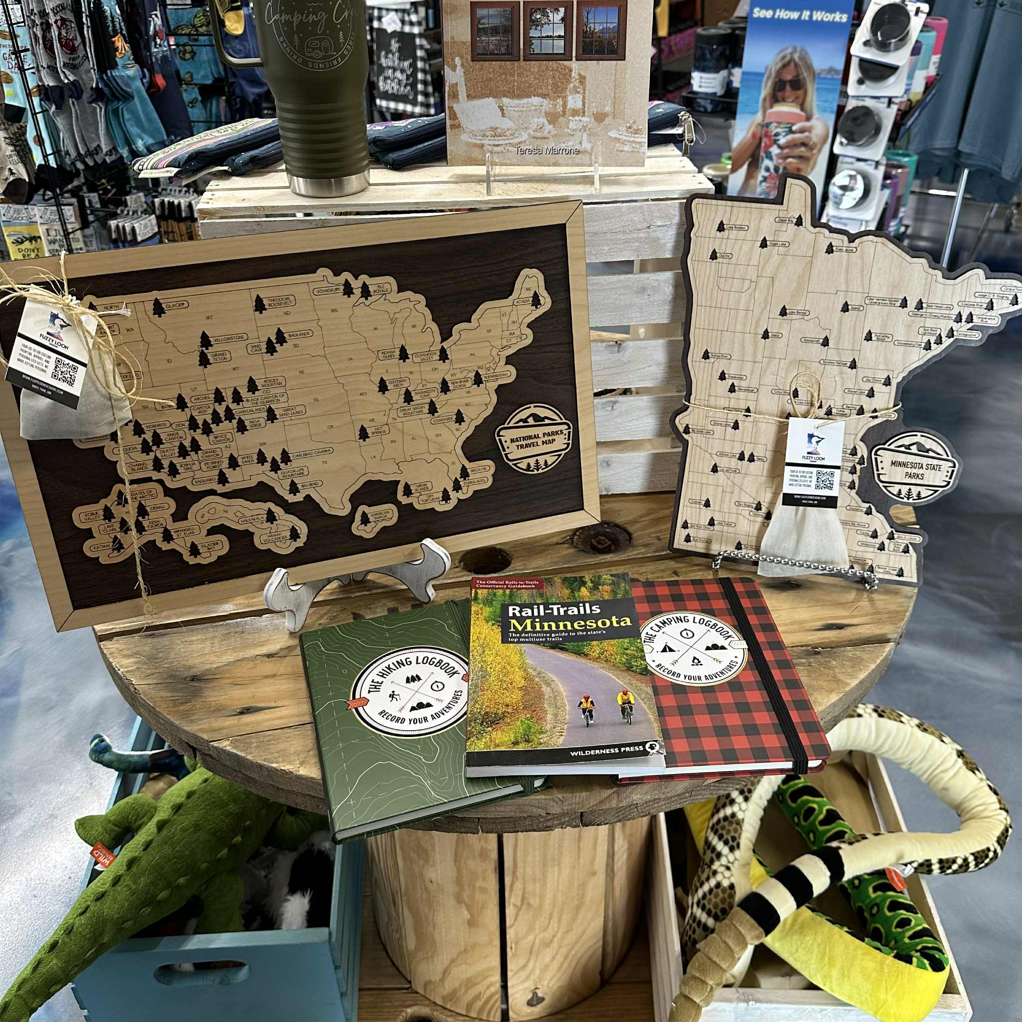 Fuzzy Loon Designs – Mapa por atacado – Mapa dos Parques Estaduais de Minnesota | Mapa de Viagem | Mapa de Caminhadas | Campismo2