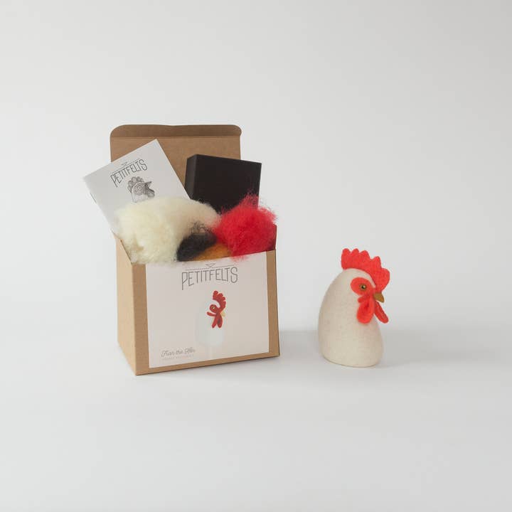 PetitFelts - Wholesale Craft Sewing Kit - Needle Felting Kit - Hen
