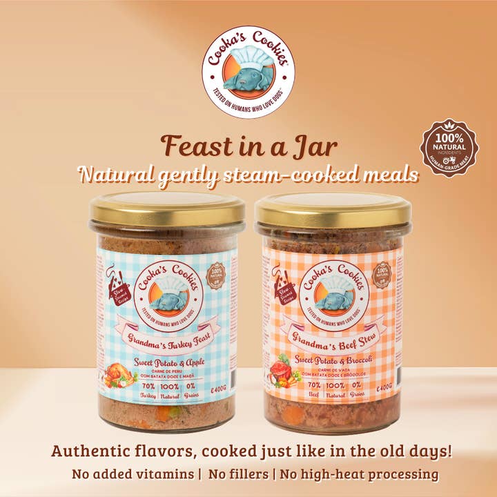 Cooka's Cookies - Wholesale Pet Food - Dog - Grandma's Turkey Feast - Complete meal for dogs2