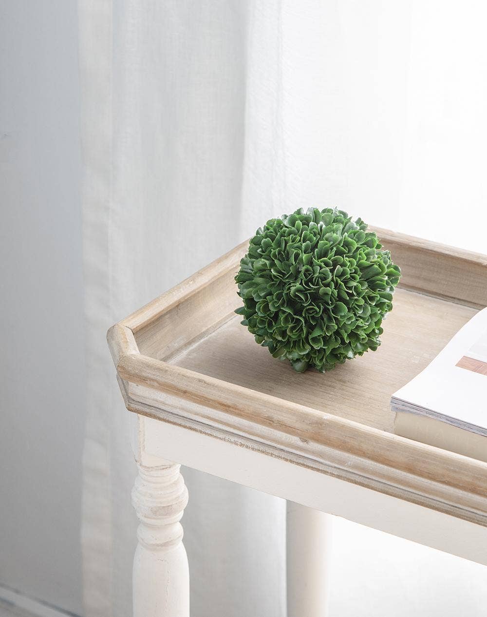 A&B Home Group Inc. - Wholesale Artificial Plant - D5" Artificial Boxwood Topiary Ball - Green3