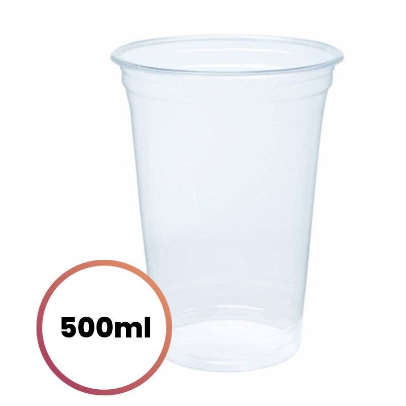 Bobapro - Vendita all'ingrosso Bicchiere/tazza - Bicchieri di plastica trasparente da 500 ml per Bubble Tea1
