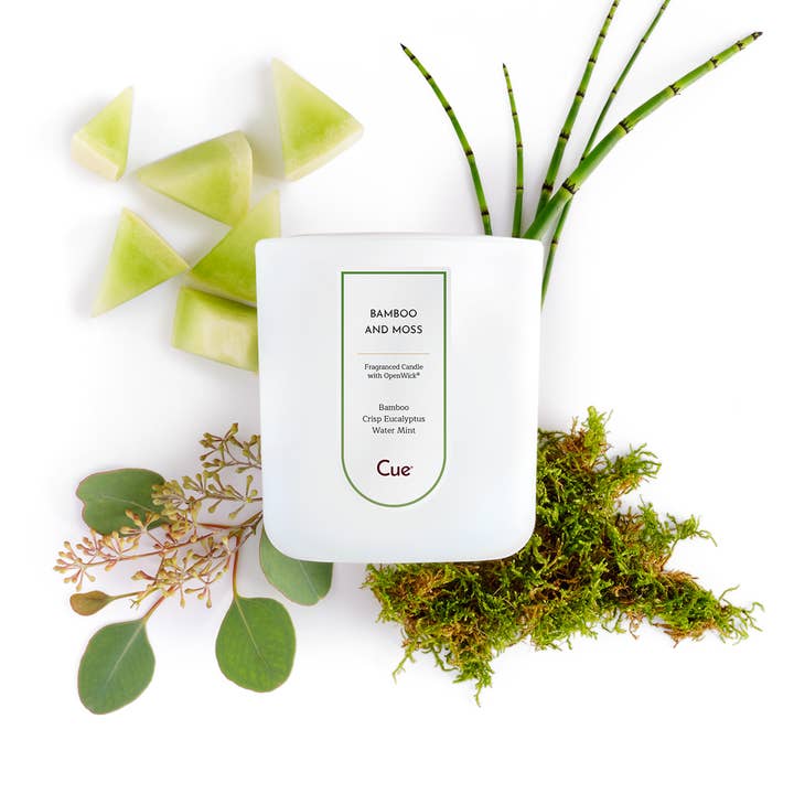 Kaars van bamboe en mos voor wholesale door Cue