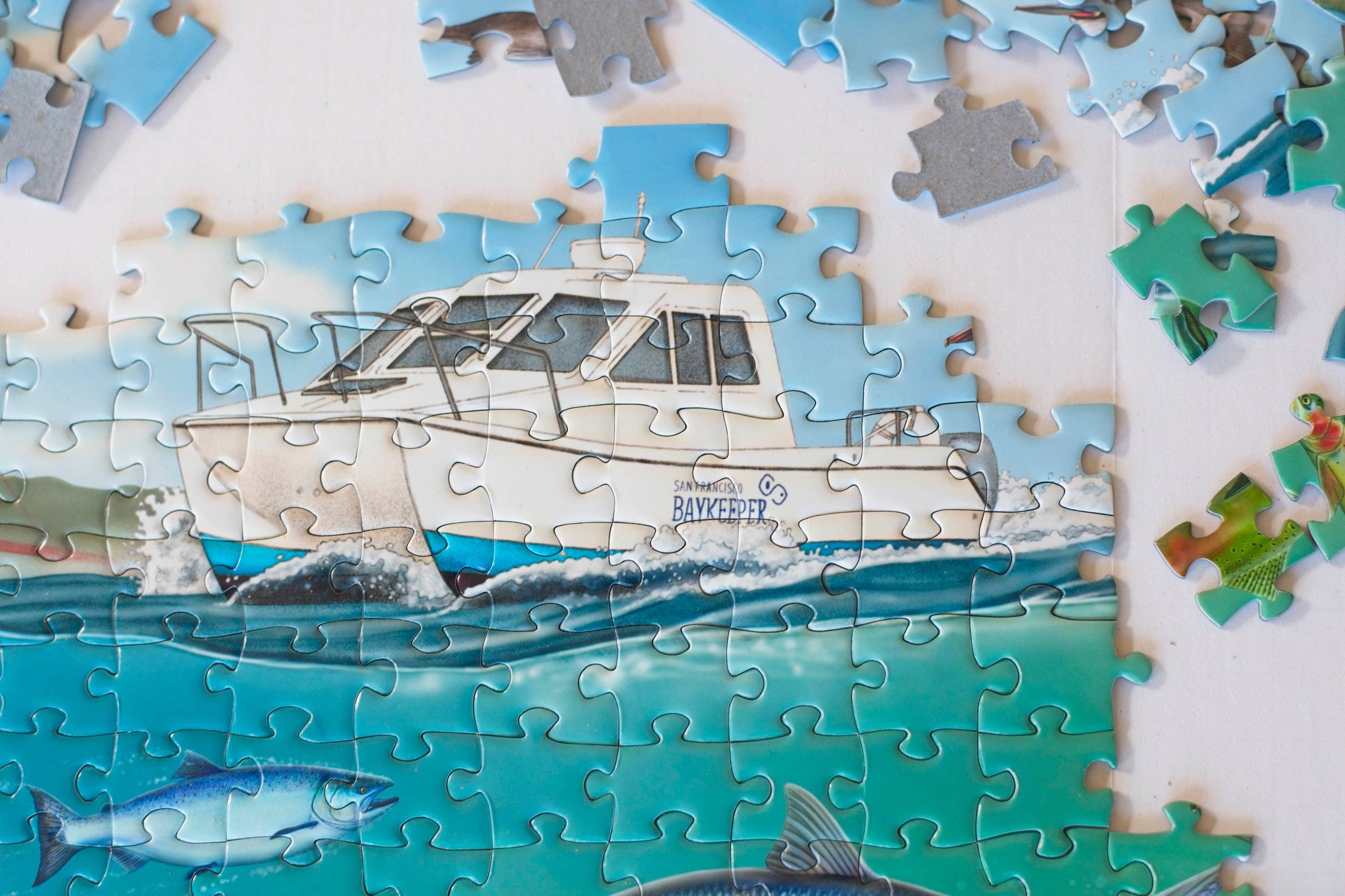 Oakland Puzzle Company - Wholesale Puzzel - Volwassene - Legpuzzel van 500 stukjes Onder de Baai3