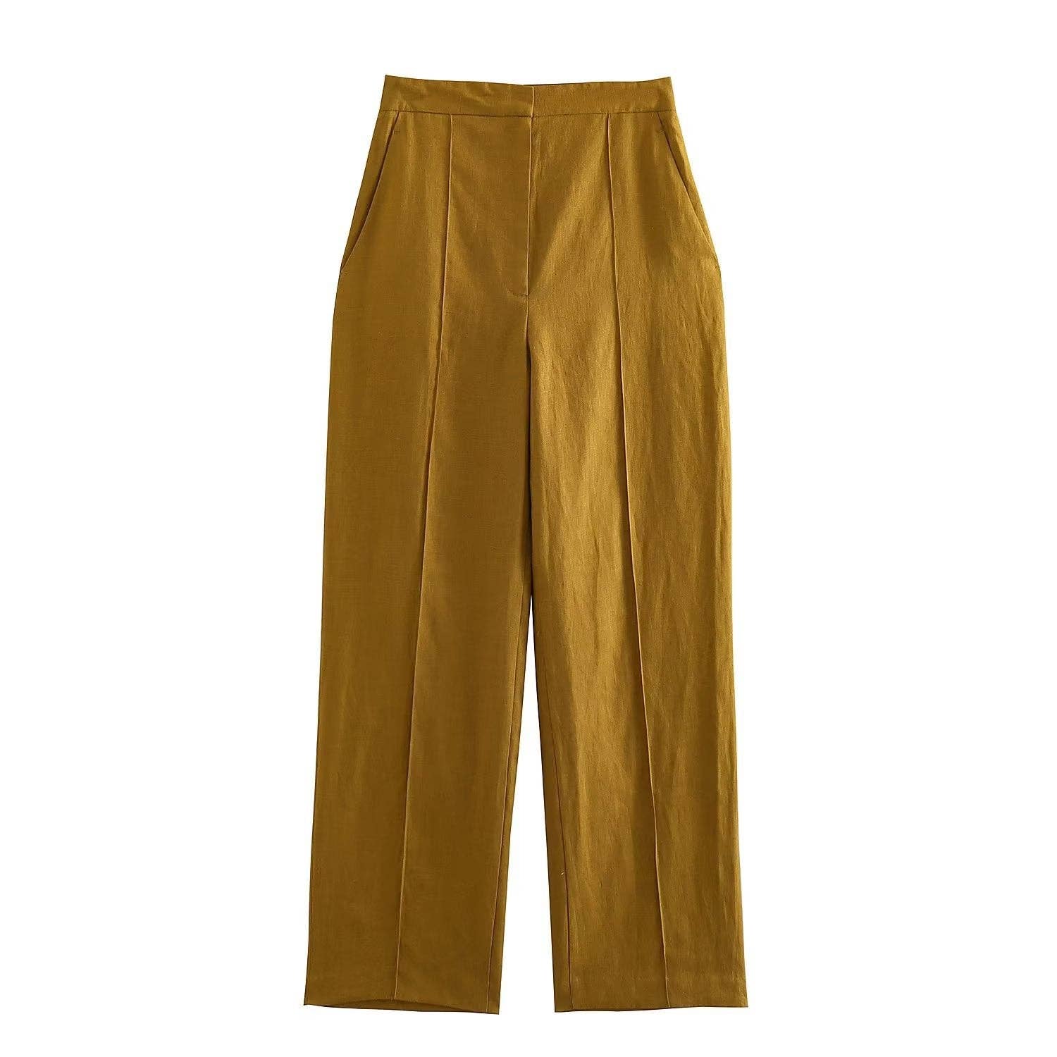 Marayn - Wholesale Suit Set - Women's - Linen Suit Set Blazer Vest and Trousers  Chic Export14