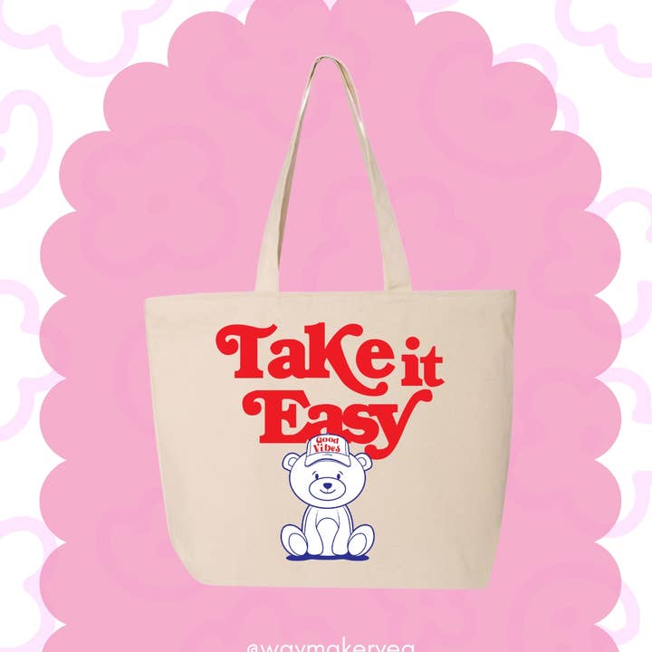 Tote leve com calma por atacado de Way Maker Yeg