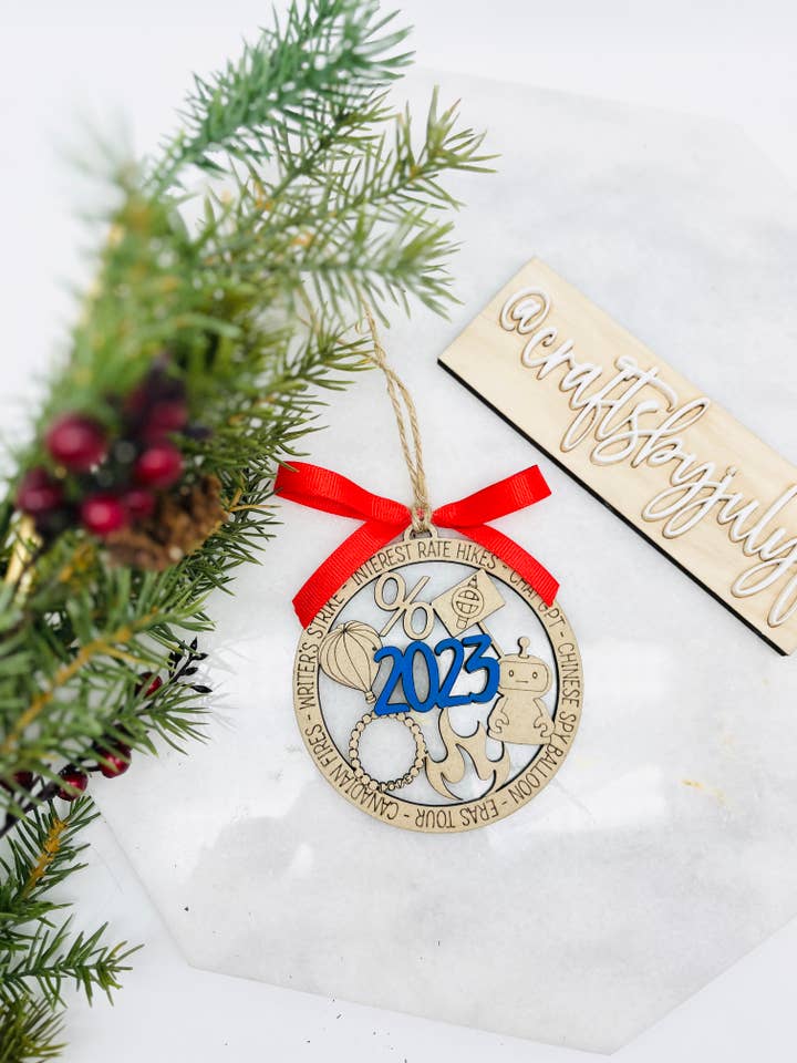 2023 Wood Ornament for wholesale by Crafts by Julyf