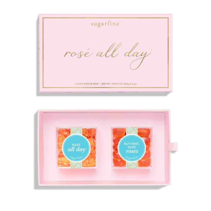 Rosé All Day - 2pc Candy Bento Box® (Preset) for wholesale by Sugarfina