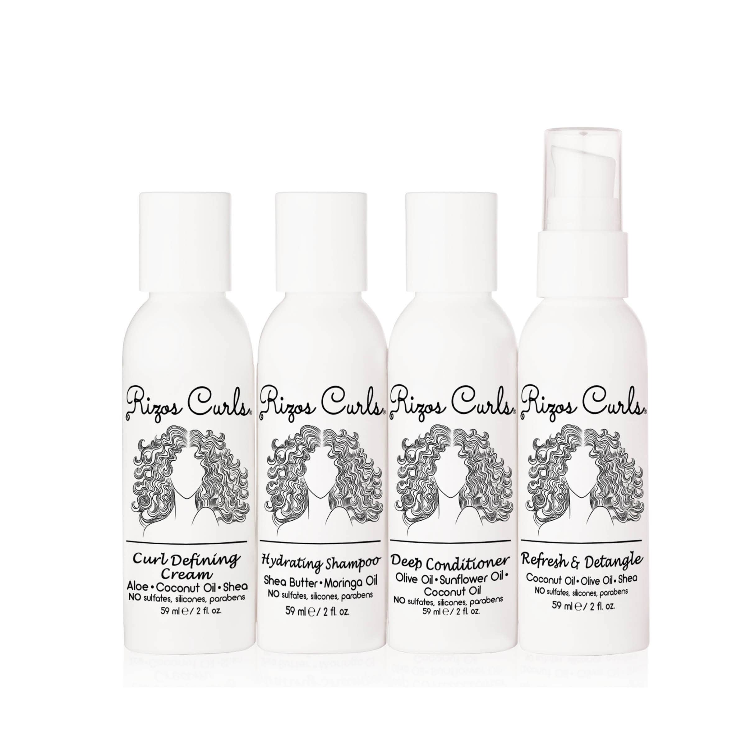Rizos Curls - Wholesale Haircare set/kit - 4-Step Travel Kit