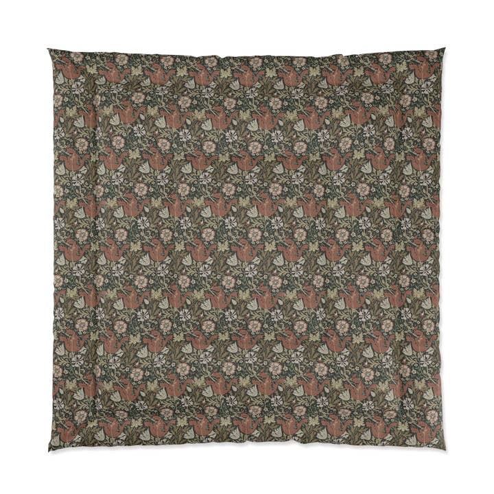 Trapunta ispirata a William Morris - Collezione Compton (Moor Cottage) per la vendita all'ingrosso da parte di Willy Morris Home Emporium