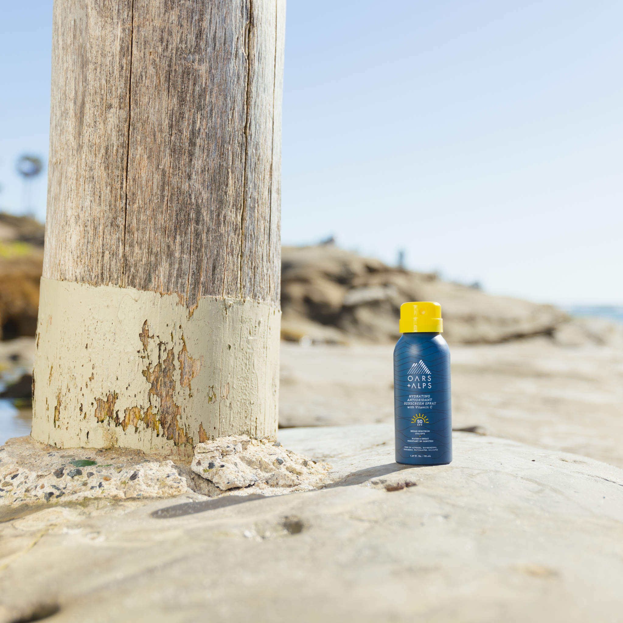 Oars + Alps - Wholesale Sunscreen - Men's - Travel Size Men's Hydrating Antioxidant SPF 50 Spray, TSA7