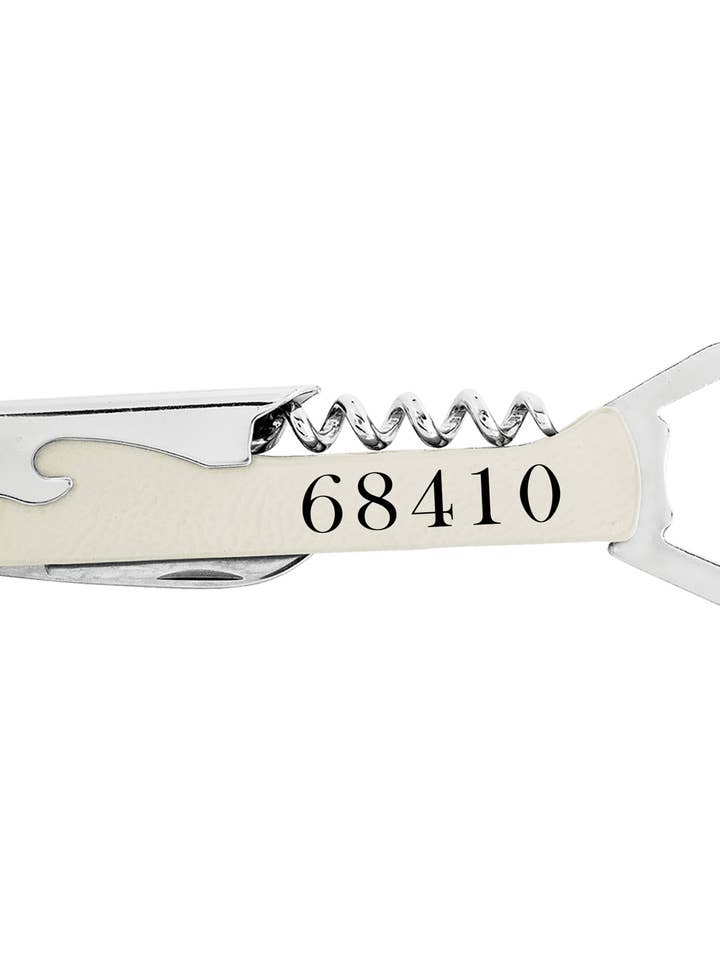 Zip Code - Wine Key for wholesale by Familiar Goods