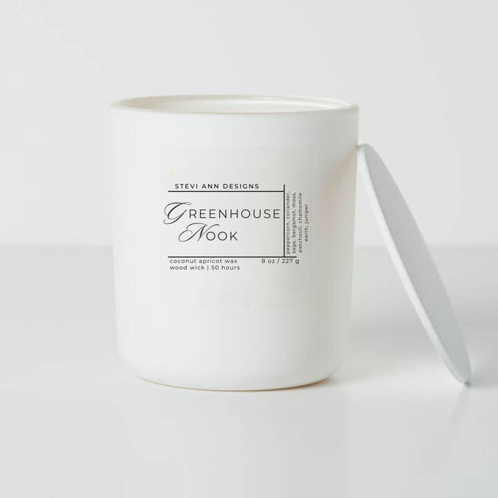 Bougie Greenhouse Nook, 8 oz pour la vente par Stevi Ann Designs