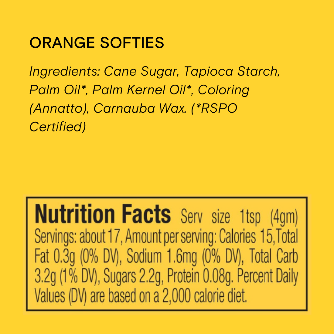 Supernatural - Wholesale Sprinkles - Dye-Free Softies Sprinkles: Orange4