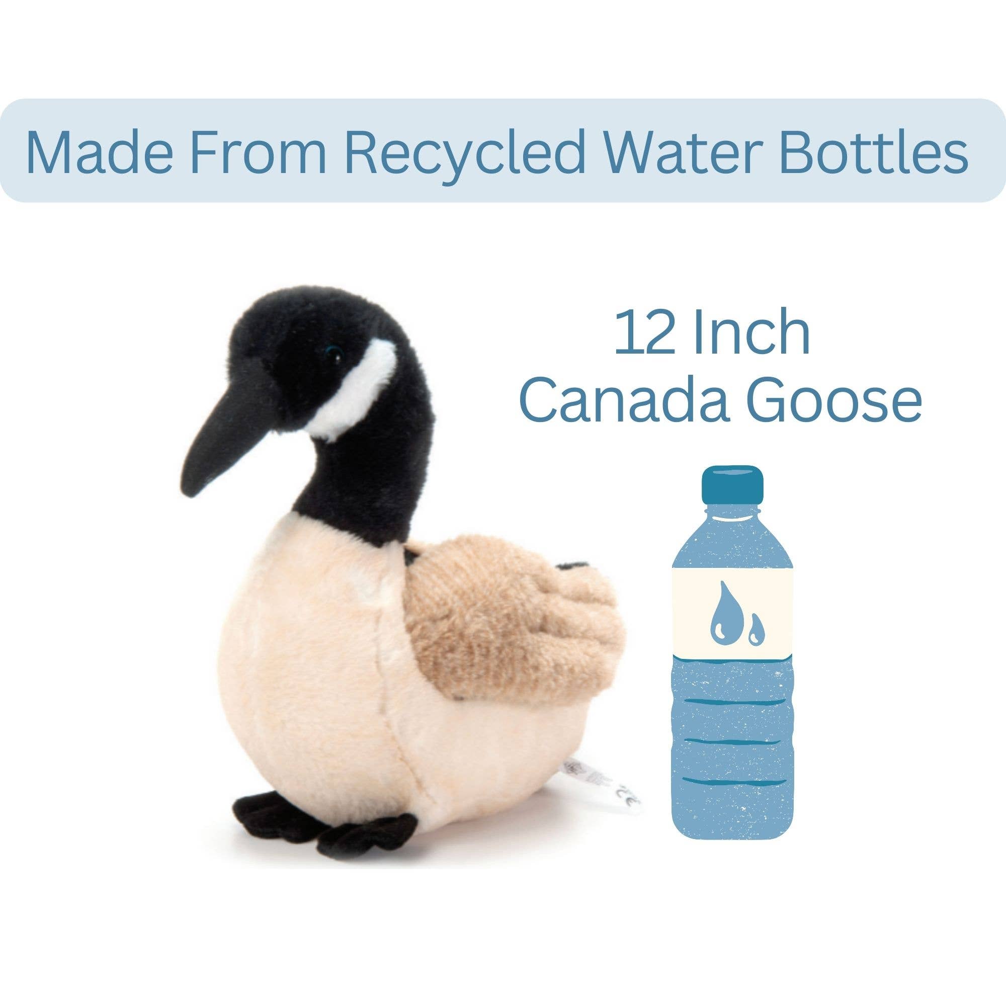 The Petting Zoo - Wholesale Stuffed/Plush Toy - Kids & Baby - 12" (28cm) Wild Onez Canada Goose Bird Stuffed Plush7