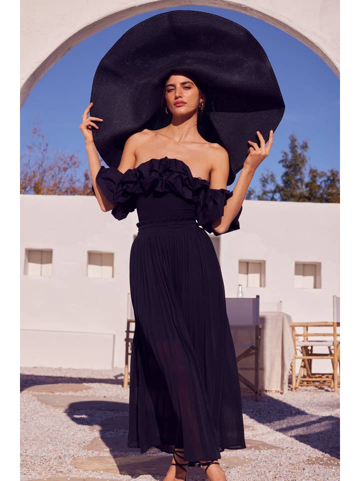 Promesa USA – wholesale Skirt – Women’s – Solid Pleated Chiffon Maxi Skirt17