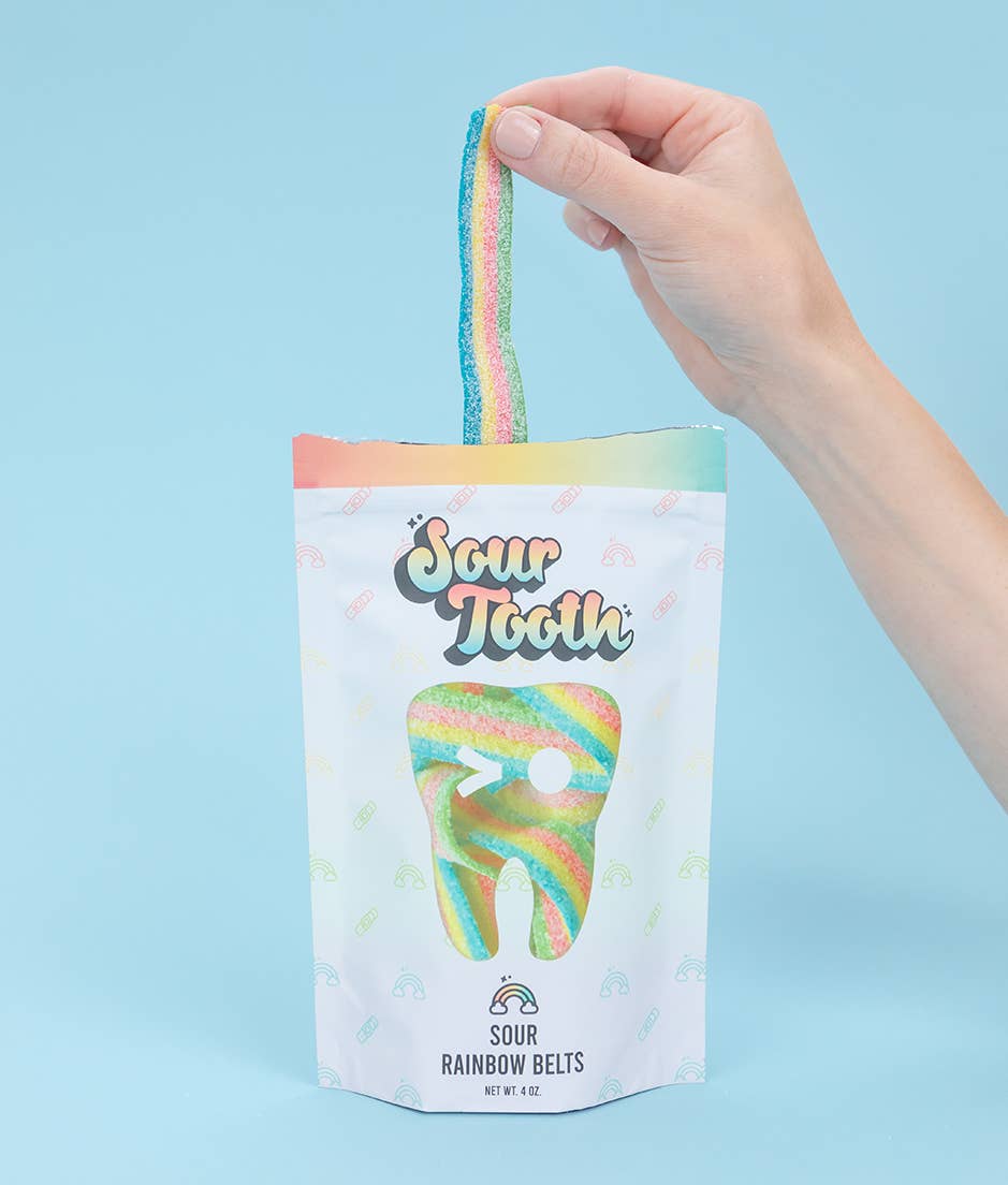 Sour Tooth - Wholesale Gummy - Sour Rainbow Belts1