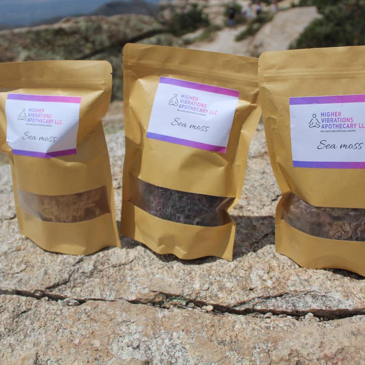 Sea Moss - 4oz for wholesale by Higher Vibrations Apothecary