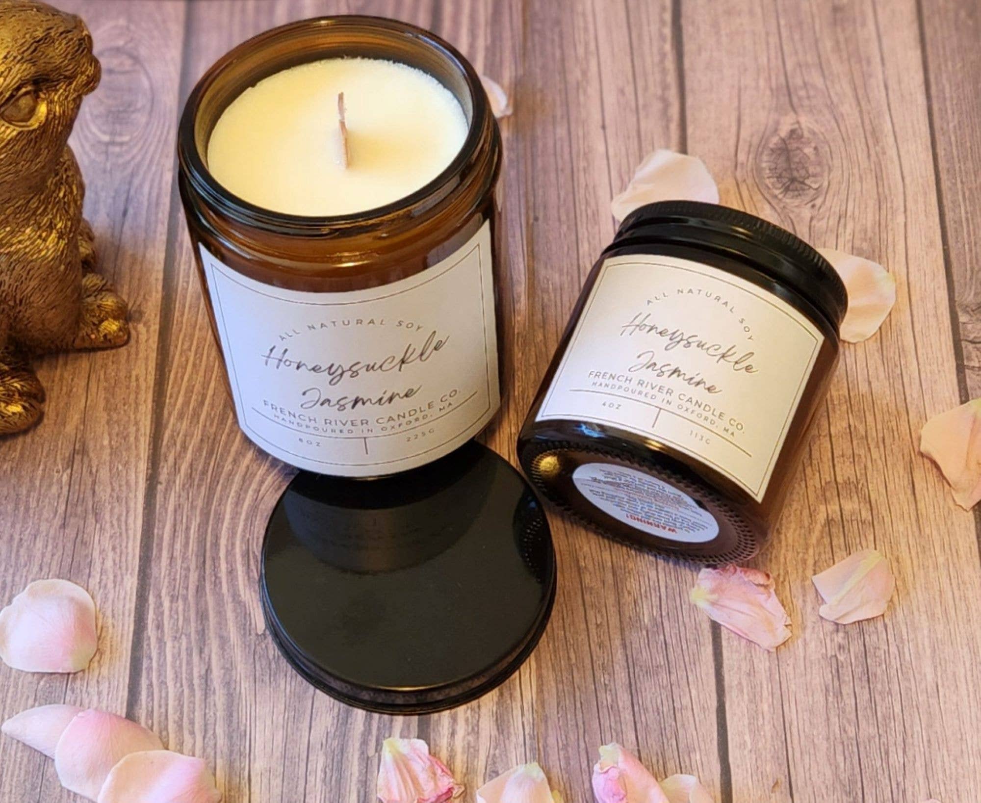  Musee Jasmine & Quince Soy Wax Candle - Organic