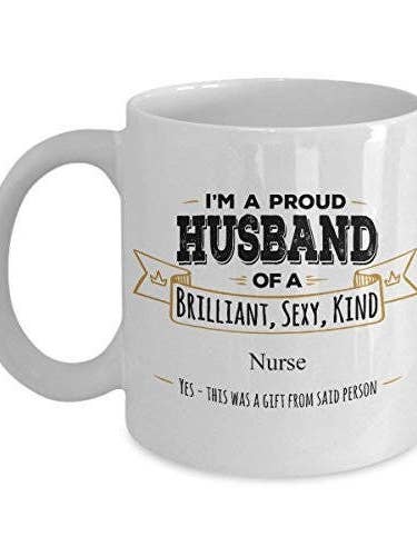 Nurse Mug, Nurse Gifts, Husband Coffee Mug for wholesale by CustomHappy
