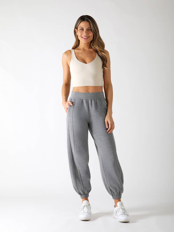 Buffalo Jogger: Carbon Heather for wholesale by Glyder