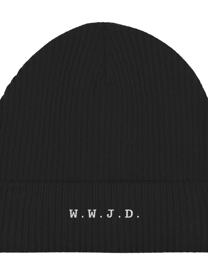 Gorro de pescador orgánico • WWJD (Stick) para venta al por mayor de TRAG DIE BOTSCHAFT