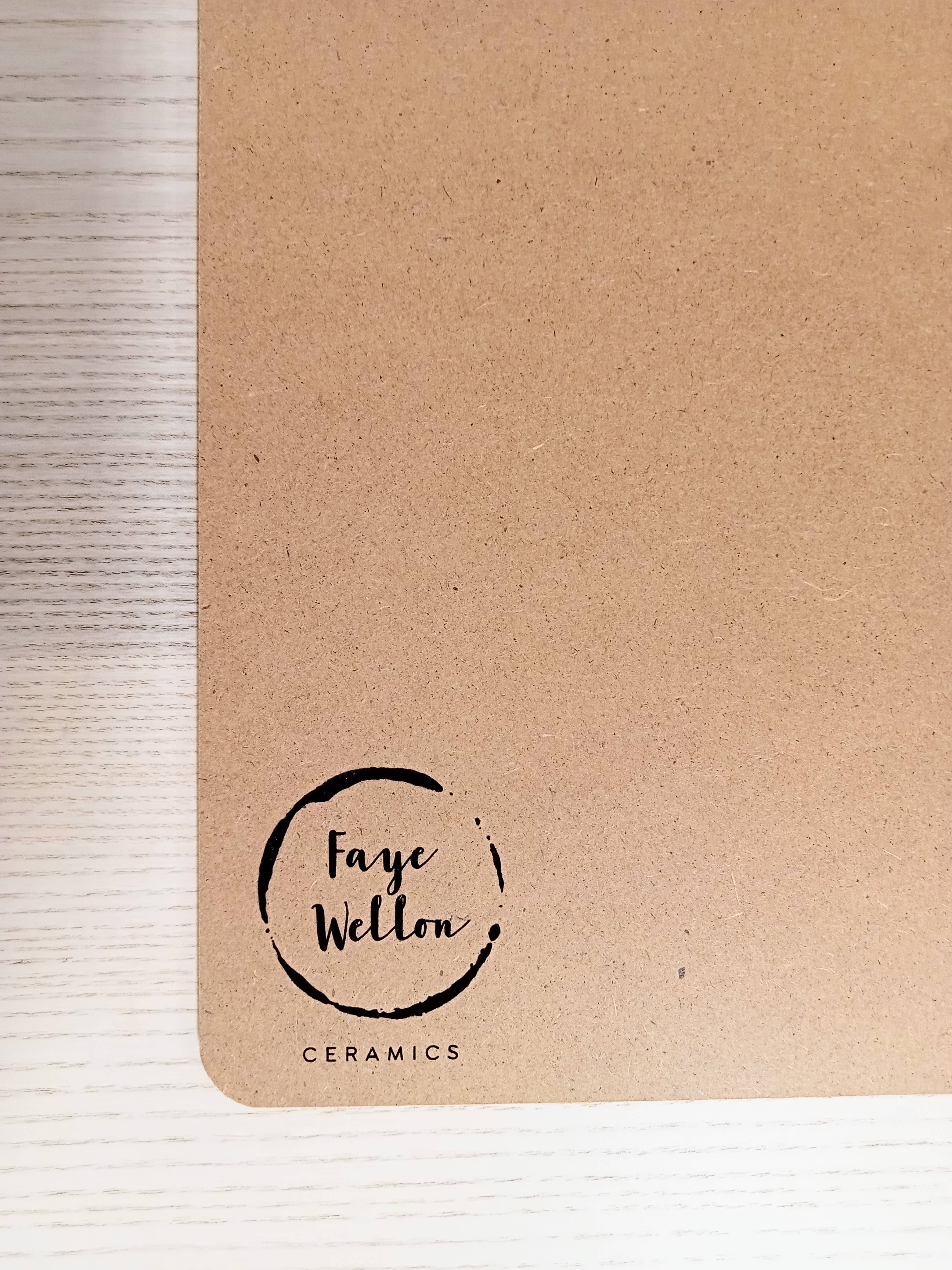 Faye Wellon Ceramics - Wholesale Craft Tool - Pottery Clay Board - 30.5cm x 20.5cm1