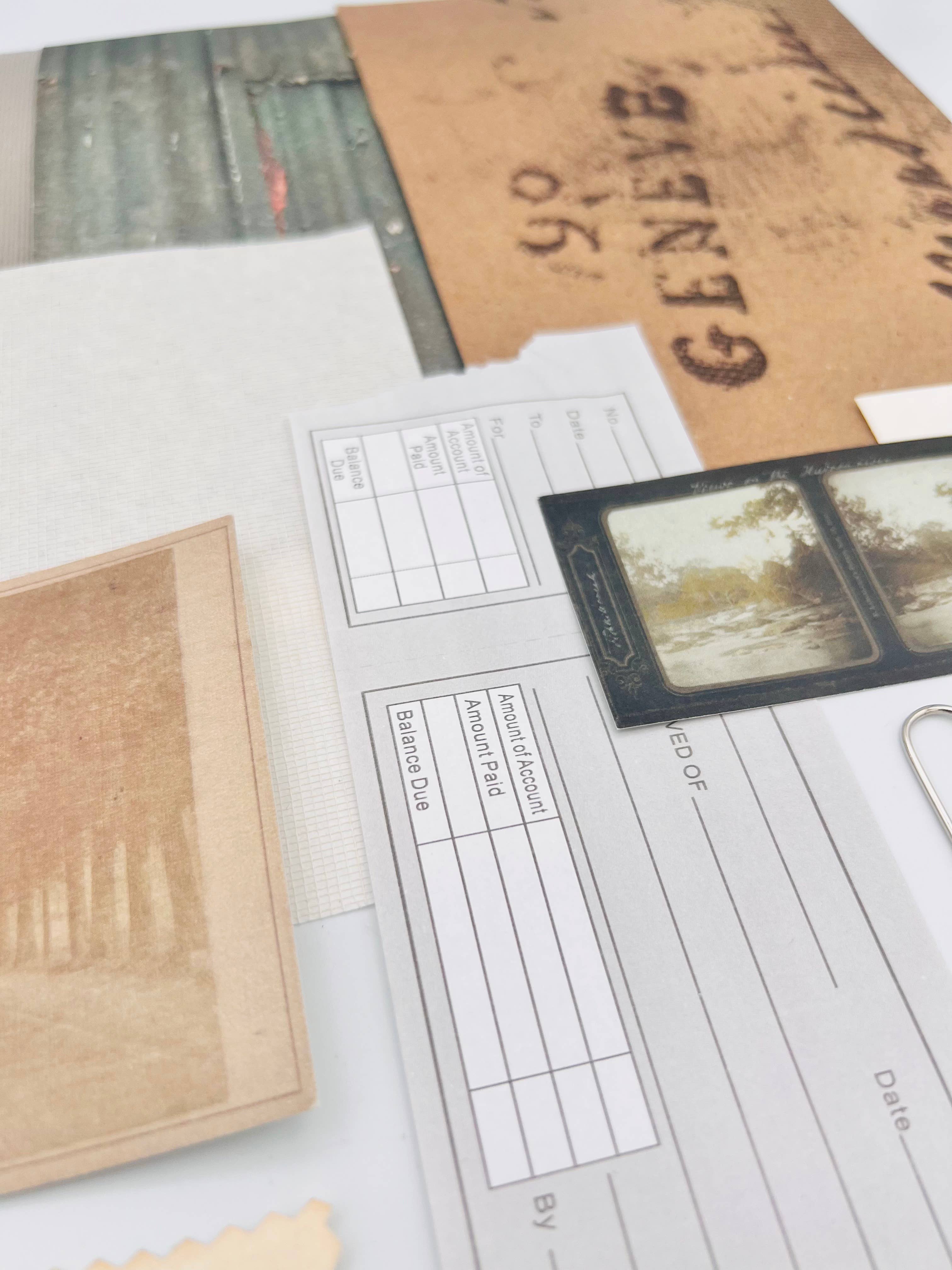 HELLO ARTIST DIY - Wholesale DIY Craft Kit - Vintage Scrapbooking Kit No.46