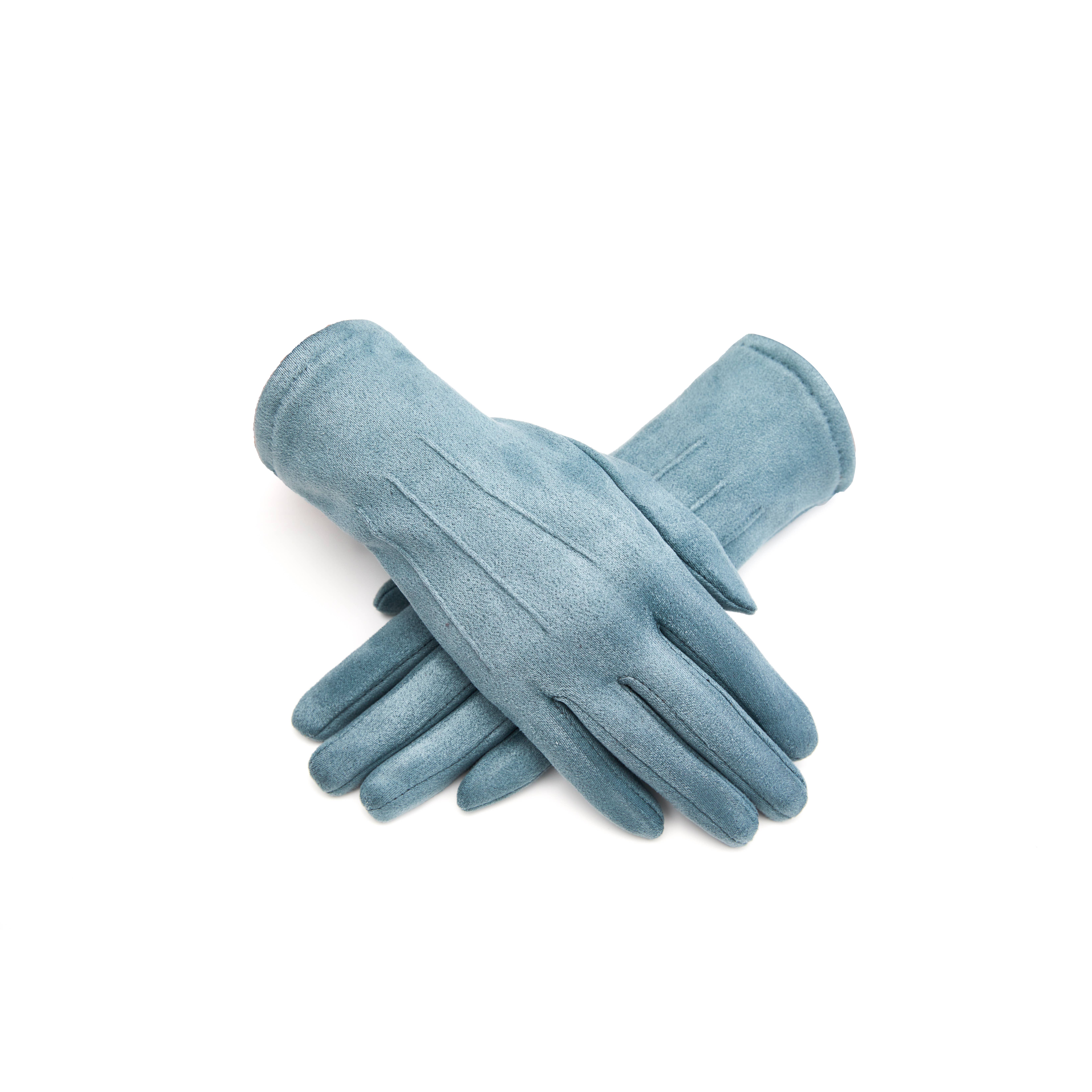 Aavion – wholesale Gloves – Women's – Women's Touchscreen Faux Suede Gloves – Classic Solid Color0