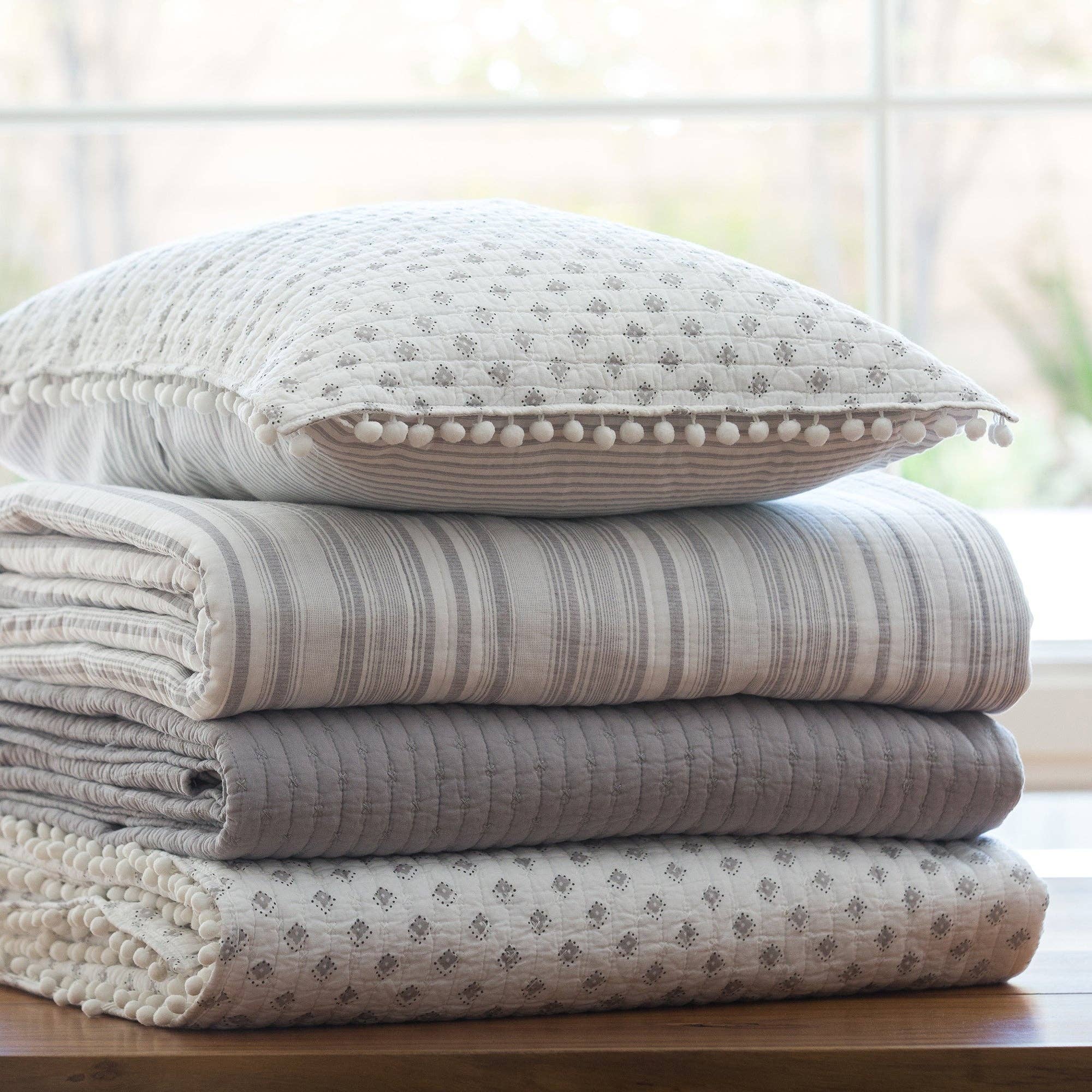 Levtex Home – Engroshandel Sengesæt – Cross Stitch sengetæppe sæt28