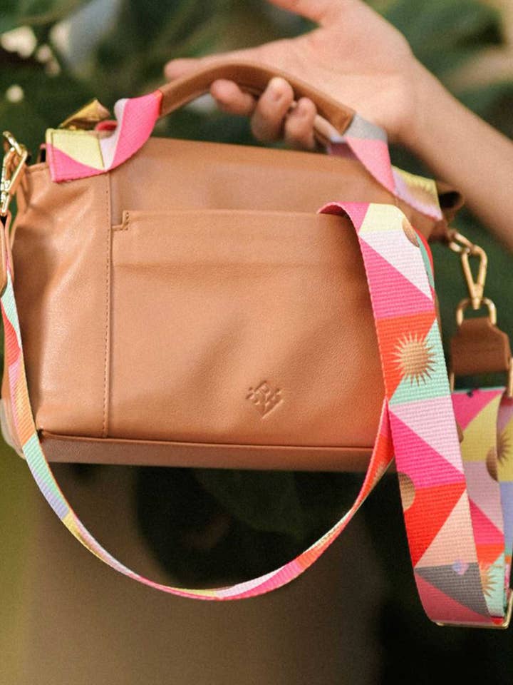 Crossbody Bonita | Honey | Leather | Double Strap for wholesale by NÖCK