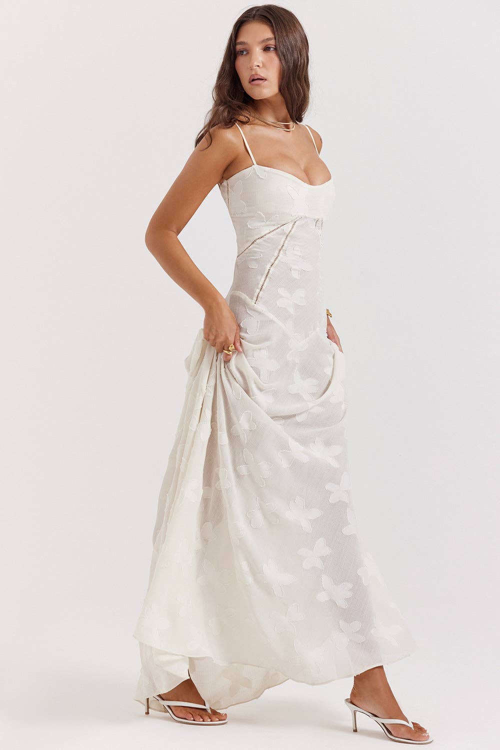 Dipped Shop - Wholesale Dress - Women's - Backless String Tie Lace Sexy Long Dress DP25A5082