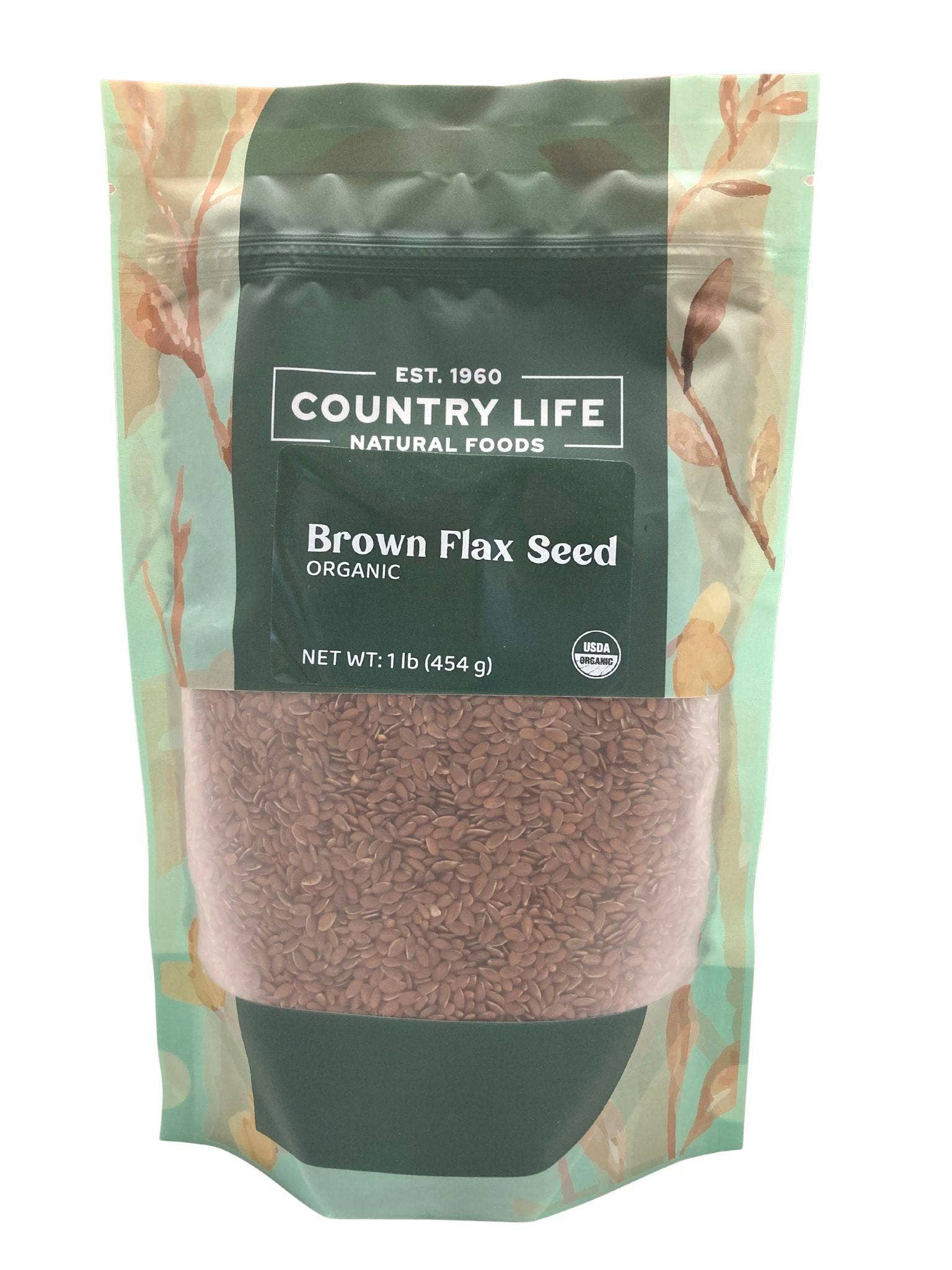 Country Life Natural Foods - Wholesale Seeds/Kernels - Flax Seeds, Brown, Organic