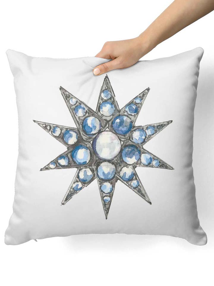 Stjerne broche serie V pude for engroshandel hos Juler's Row