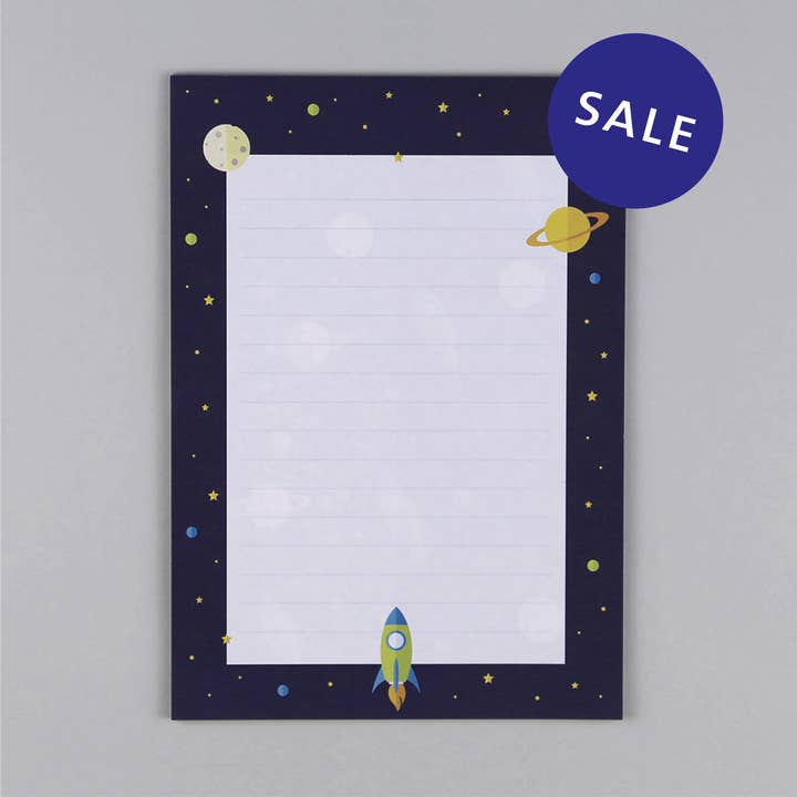 Notepad A5 Rocket Justus SALE for wholesale by Kunst an Papier