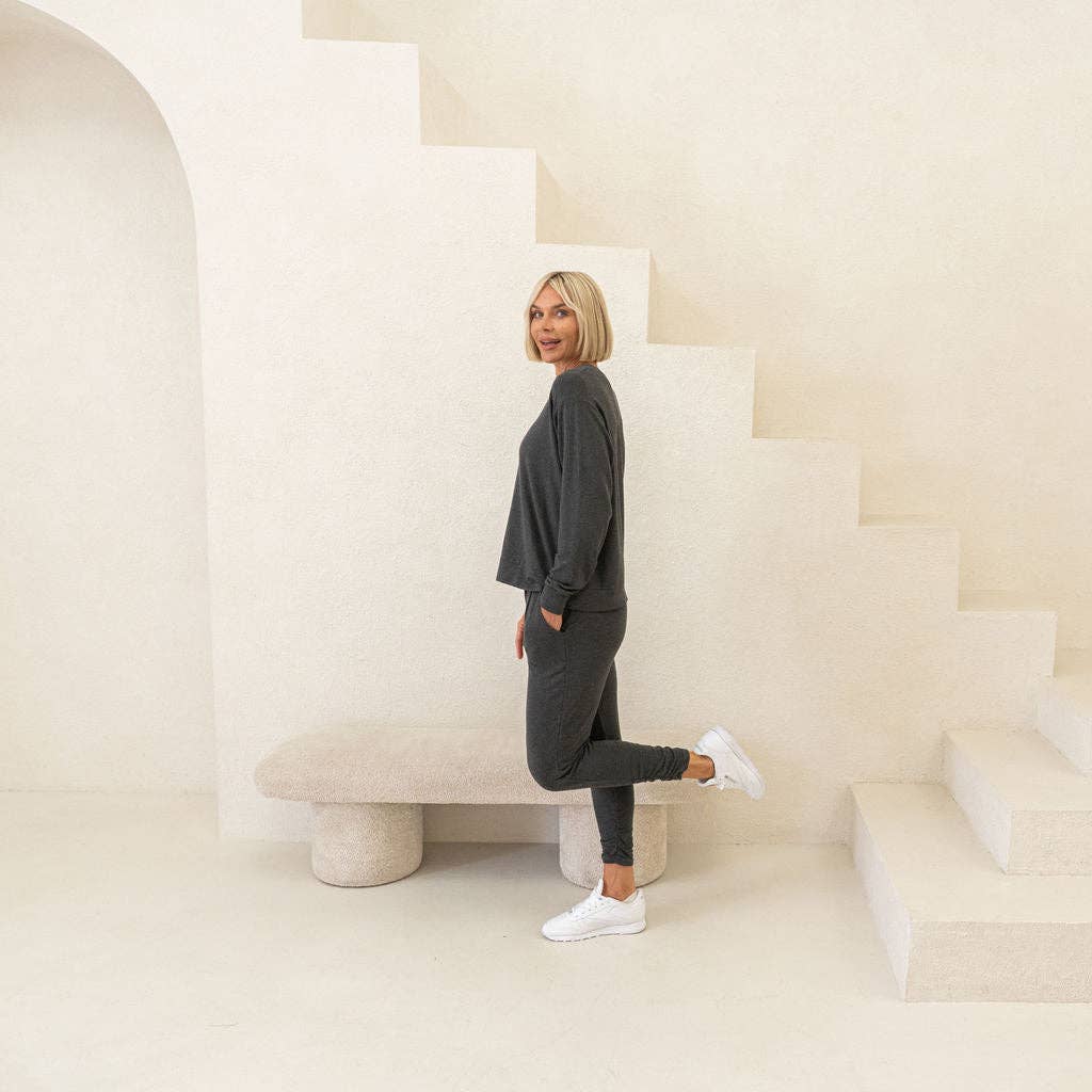 Encircled - Wholesale Sweatshirt - Women's - The Bamboo Merino Dressy V-Neck Sweatshirt11