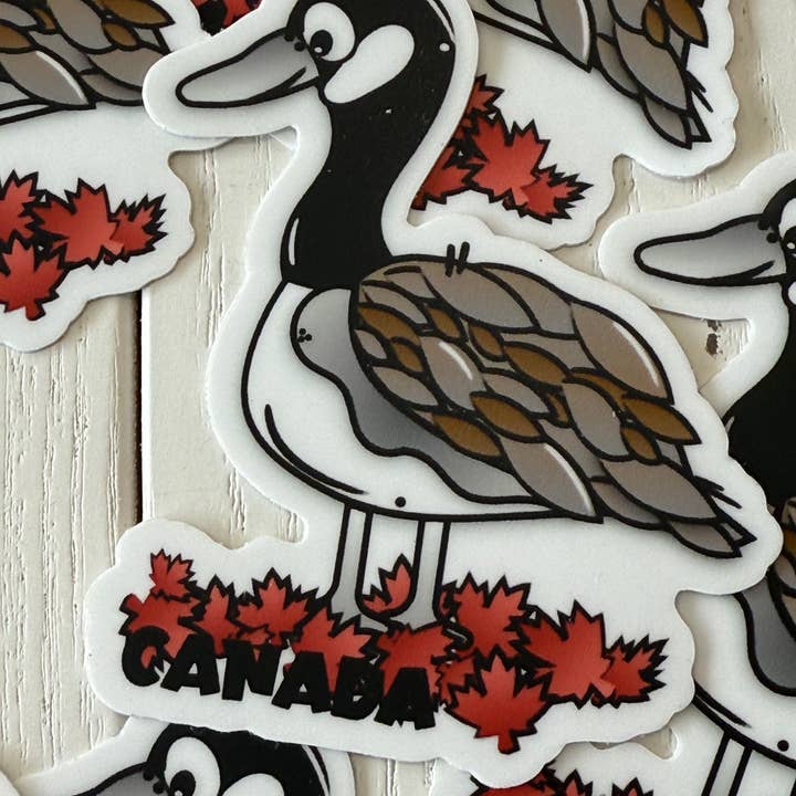 Autocollant Oie du Canada pour la vente par Little Smarties YYC