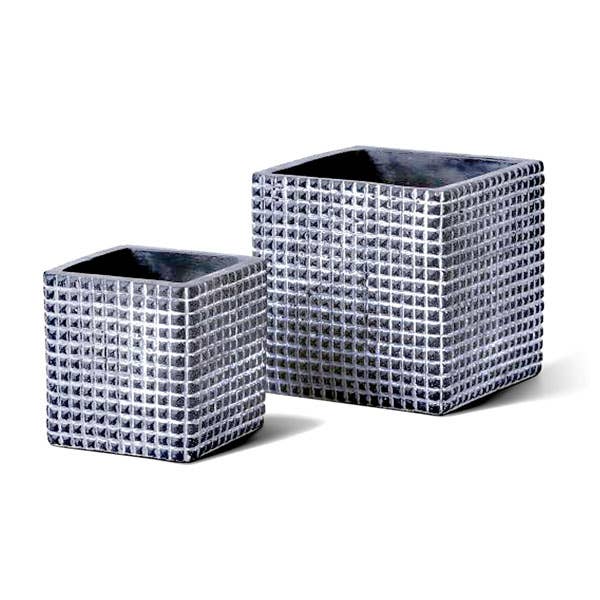 KANSAS CUBE - SET VAN 2 MODERNE KAMERPLANTEN voor wholesale door DEERS GROVE