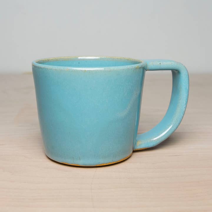 Harper and Co. - Wholesale Coffee Mug - Handmade Medium Mug in Semi-satin Turquoise - Medium Size1