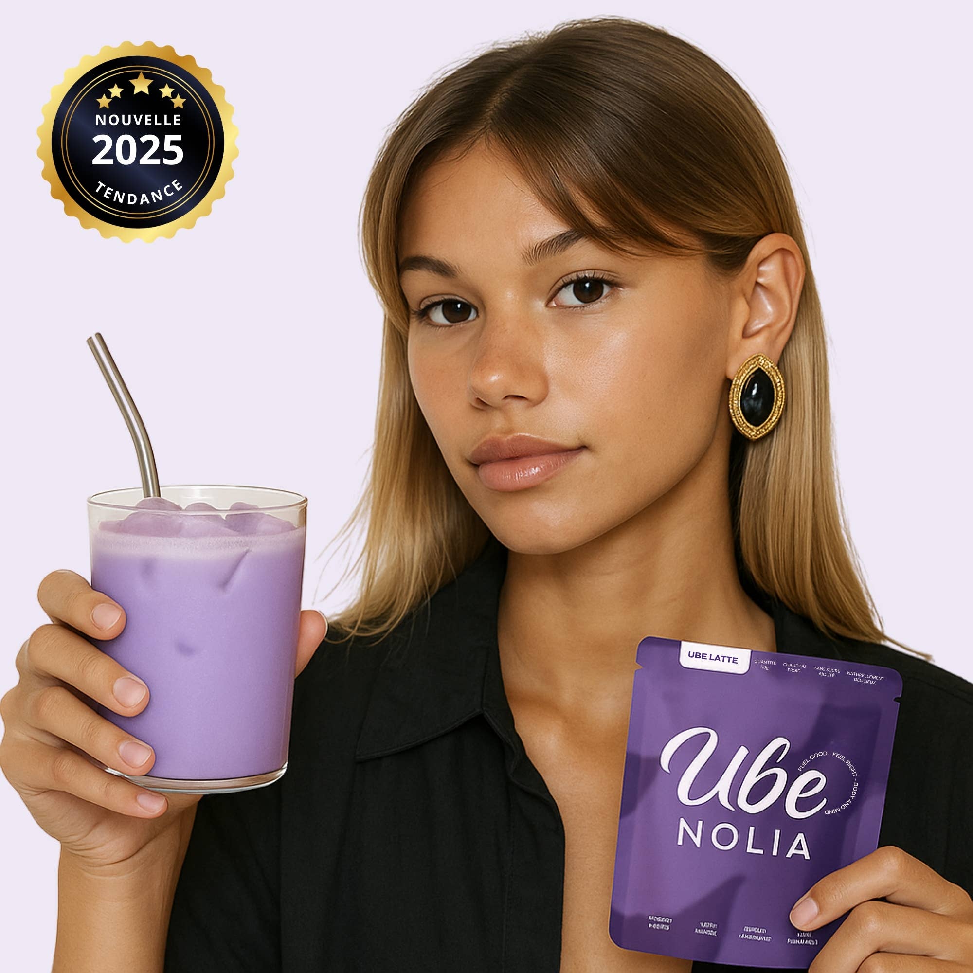 UBE NOLIA - Wholesale Powdered Health Drink - Premium Ube Latte Powder Philippines 100% Natural - 1kg1