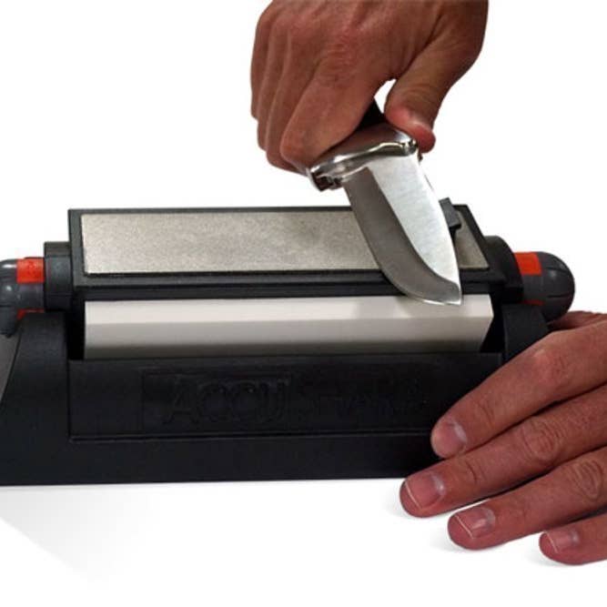 Benhalex - Wholesale Knife Sharpener - AccuSharp DELUXE Tri-Stone Sharpening System