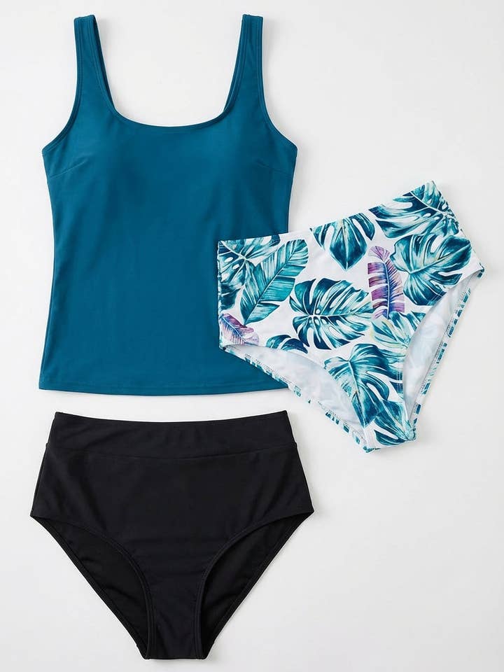 Conjunto de tankini de 3 piezas - Mujer para venta al por mayor de Eco Period