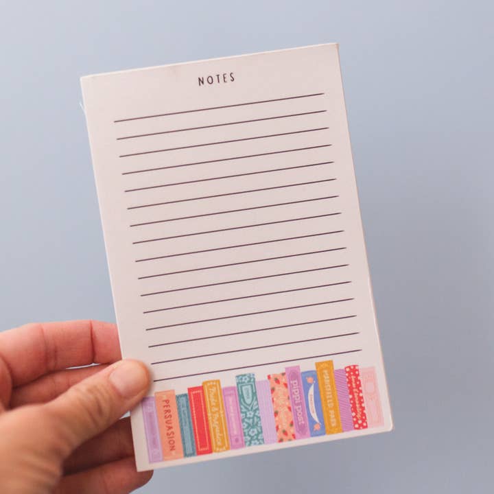 Pippi Post - Wholesale Notepad - Jane Austen Books 4x6 Notepad3