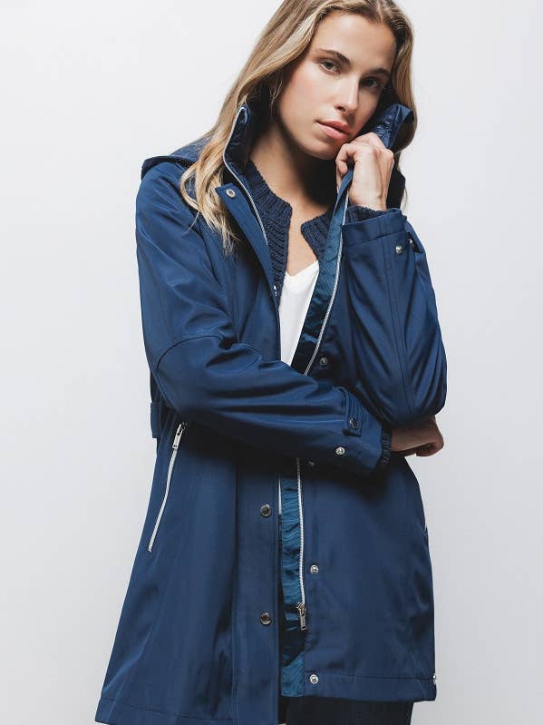 Plain Hooded Parka (424536-47) for wholesale by Lanidor